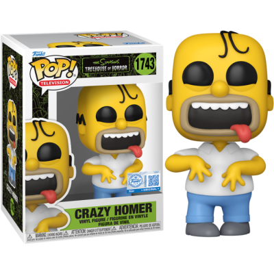 * PRÉ-RESERVA * Funko POP! The Simpsons: Treehouse of Horror - Crazy Homer EXCLUSIVE #1743
