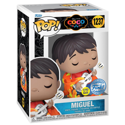 Funko POP! Disney Coco - Miguel with Guitar - GITD - Exclusive - 1237