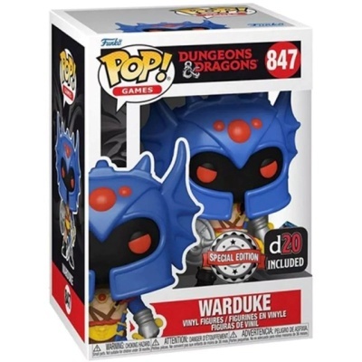 Funko POP! Dungeons & Dragons Pop & Dice Warduke (MT) Exclusive #847