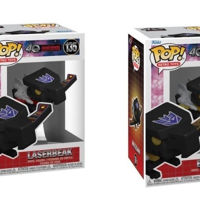 Funko POP! Retro Toys - Transformers - Laserbeak - Common & Chase Bundle - 135