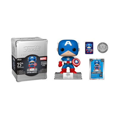 Funko POP! Marvel: CAPTAIN AMERICA - FUNKO 25TH ANNIVERSARY
