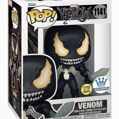 Funko POP! Marvel: Venom - GITD - Funko Sticker Exclusive - 1141