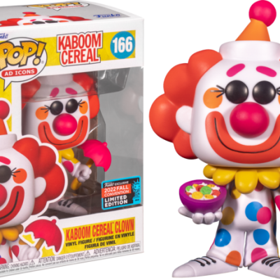 Funko POP! General Mills - Kaboom Cereal Clown - 2022 Fall Convention Exclusive - 166