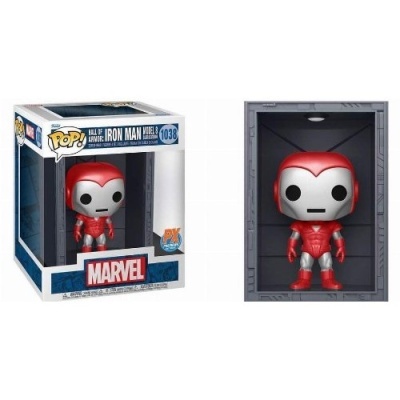 Funko POP! Marvel: Hall of Armor - Iron Man Model 8 Silver Centurion - PX Exclusive - Deluxe - 1038
