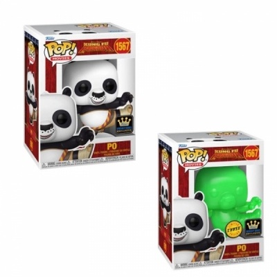 Funko Pop! Movies: Kung Fu Panda - Po - Speciality Series Exclusive and Chase Bundle - 1567