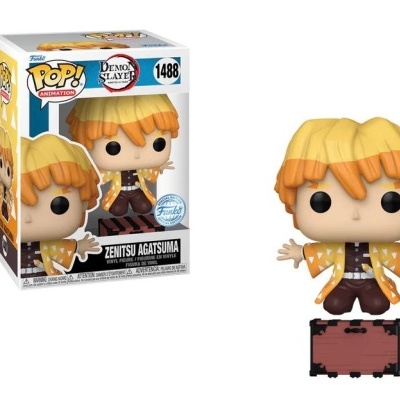 Funko POP! Animation: Demon Slayer: Kimetsu no Yaiba - Zenitsu Agatsuma with Box - Exclusive - 1488