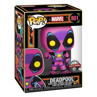 Funko POP! Marvel: Deadpool - Blacklight - Exclusive - 801