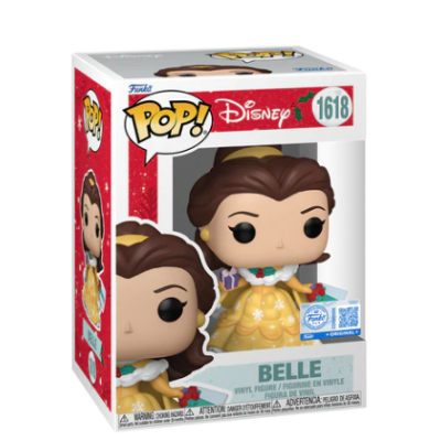 * PRÉ-RESERVA * Funko POP! DISNEY BELLE (HOLIDAY) EXCLUSIVE #1681