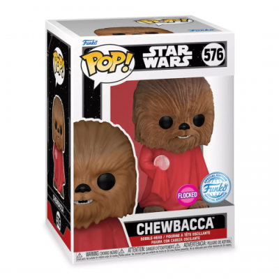 Funko Pop! Star Wars: Chewbacca - Flocked - Exclusive - 576