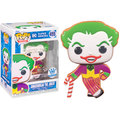Funko POP! Heroes: DC Super Heroes - Gingerbread The Joker - Funko Exclusive - 455