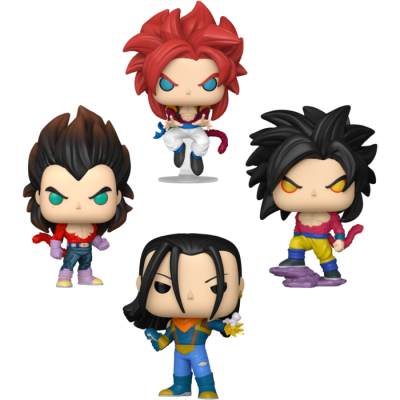 * PRÉ-RESERVA * Funko POP! Dragon Ball: GT - Super Saiyan 4 Bundle (Set of 4)