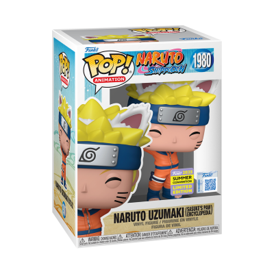 Funko POP! NARUTO SHIPPUDEN NARUTO UZUMAKI (SASUKE'S PAW ENCYCLOPEDIA) SDCC2025 EXCLUSIVE #1980