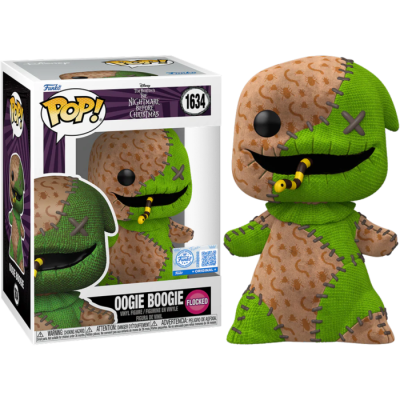 * PRÉ-RESERVA * Funko POP! The Nightmare Before Christmas - Oogie Boogie (Patchwork) Flocked EXCLUSIVE #1634