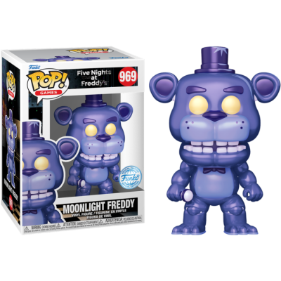 Funko POP! FIVE NIGHTS AT FREDDY'S - MOONLIGHT FREDDY - Metallic - Exclusive - 969