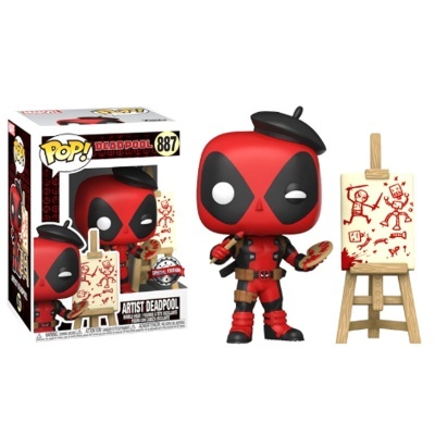 Funko Pop! Marvel: Artist Deadpool - Exclusive - 887