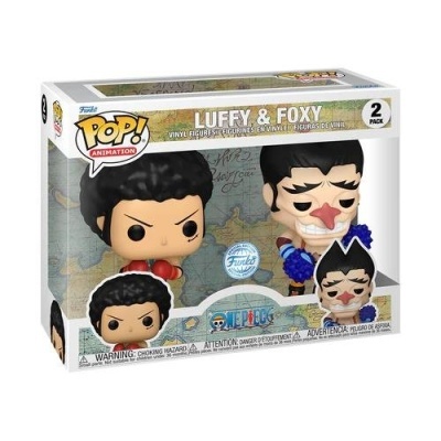 Funko POP! Animation: One Piece - Luffy & Foxy - 2Pack - Exclusive