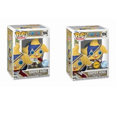 Funko POP! Animation: One Piece - Sniper King (Sogeking) - Exclusive and Chase Bundle - 1514