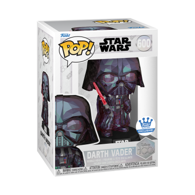 Funko Pop! Star Wars: 100th - Darth Vader (Facet) - Funko Sticker Exclusive - 600