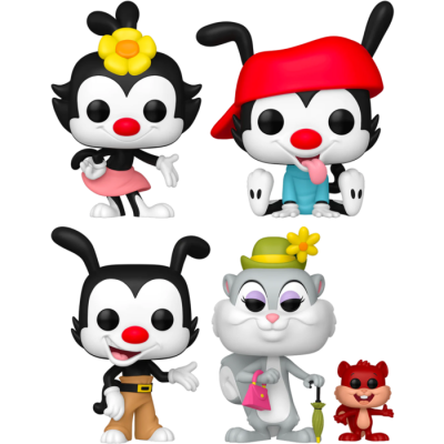 * PRÉ-RESERVA * Funko POP! Animaniacs (1993) - It's Time For Animaniacs Bundle (Set of 4)