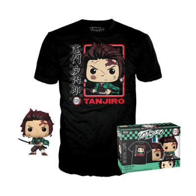Funko POP and Tee: Demon Slayer  - Tanjiro Kamado - L - 874