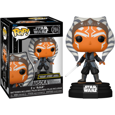 * PRÉ-RESERVA * Funko POP! Star Wars - Ahsoka with Sound & Lights #794