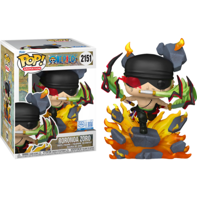 * PRÉ-RESERVA * Funko POP! Premium One Piece - Roronoa Zoro (King of Hell) EXCLUSIVE #2151