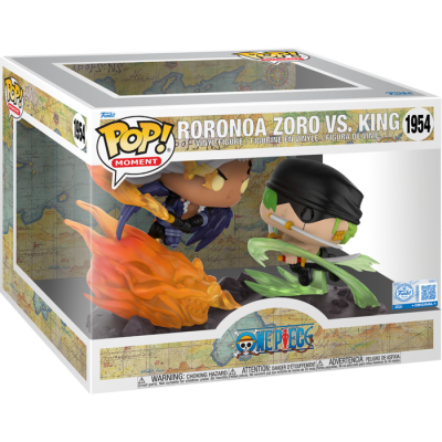 Funko Pop! Moment One Piece - Roronoa Zoro vs King (Unmasked) Exclusive #1954