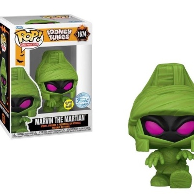 Funko POP! Animation: Looney Tunes: Halloween - Marvin the Martian - GITD - Exclusive - 1674
