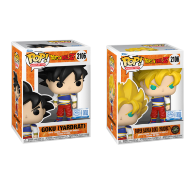 * PRÉ-RESERVA * Funko POP! DRAGON BALL Z - GOKU (YARDRAT) EXCLUSIVE #2106 CHASE BUNDLE