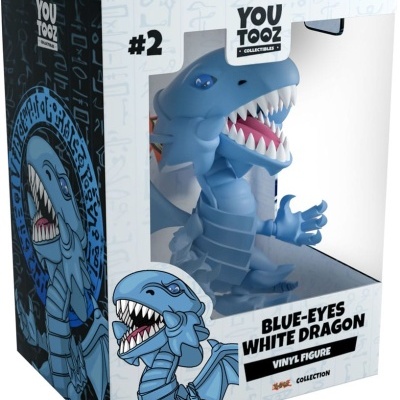 * PRÉ-RESERVA * Youtooz Yu-Gi-Oh! Vinyl Figure Blue Eyes White Dragon 10 cm