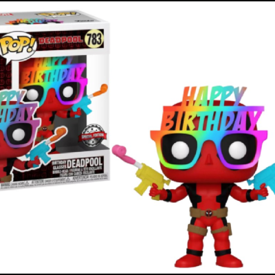 Funko POP! Marvel: Deadpool "Birthday Glasses" - Exclusive #783