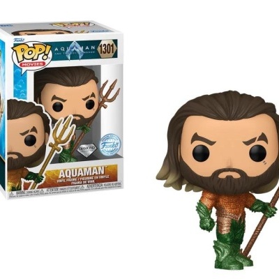 Funko POP! Movies: Aquaman and the Lost Kingdom - Aquaman - Diamond - Exclusive - 1301