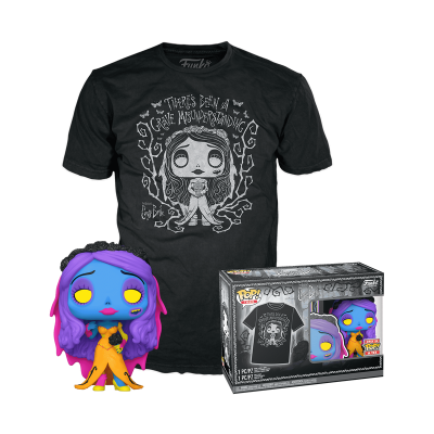 Funko POP and Tee Disney: Tim Burton's Corpse Bride - Emily - Black Light - Exclusive - L - 1370