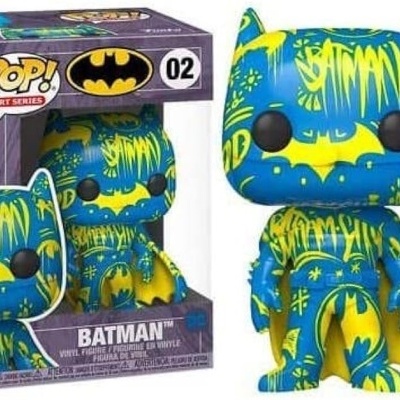 Funko POP! Heroes: Art Series : Batman - Batman Blue & Yellow  - Exclusive - 02