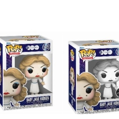 Funko POP! Movies: What Ever Happened to Baby Jane? - Baby Jane Hudson - Common and Chase Bundle - 1415