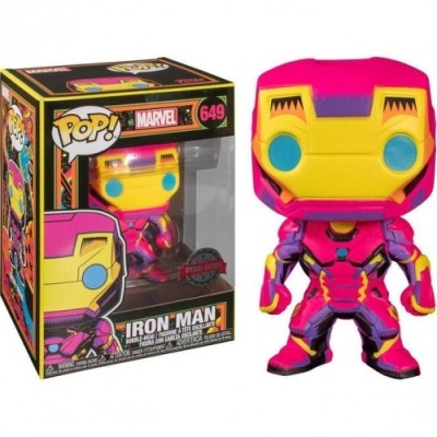 Funko POP! Marvel: Iron Man - Black Light - Exclusive - 649
