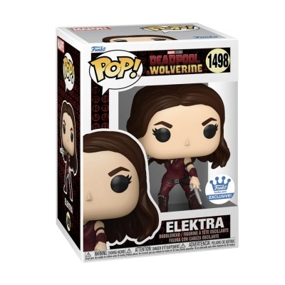 Funko POP! Marvel Deadpool Wolverine Elektra with Sai FUNKO Exclusive #1498
