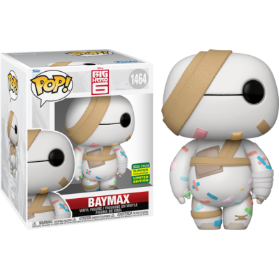 Funko POP! Movies: Big Hero 6 - Baymax - SuperSized 6" - 2024 Summer Convention Exclusive - 1464