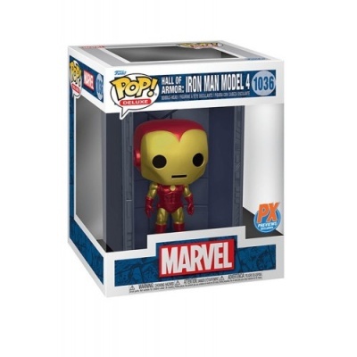 Funko POP! Marvel: Hall of Armor - Iron Man Model 4 - PX Exclusive - Deluxe - 1036