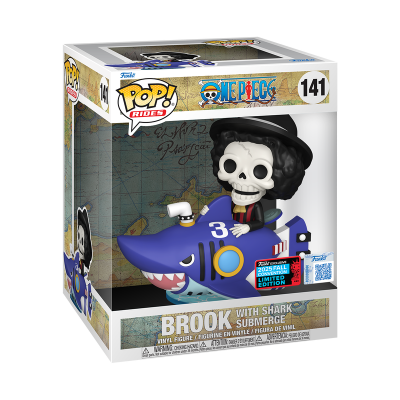 Funko POP! Animation One Piece Rides Deluxe Brook with Shark Submerge Exclusive #141