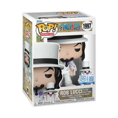 Funko POP! Animation: One Piece ROB LUCCI WITH HATTORI Exclusive #1997