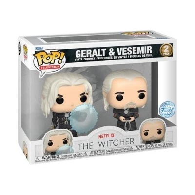 Funko POP! Television: The Witcher - Geralt & Vesemir - 2Pack - Exclusive