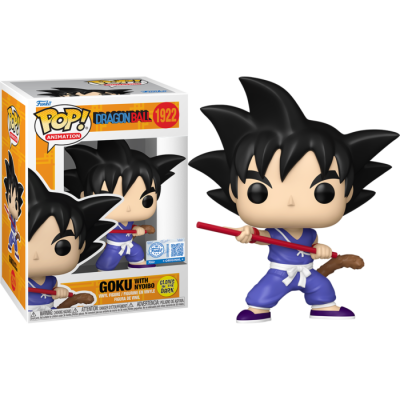 Funko POP! Dragon Ball - Goku with Nyoibo (GLOW) EXCLUSIVE #1922