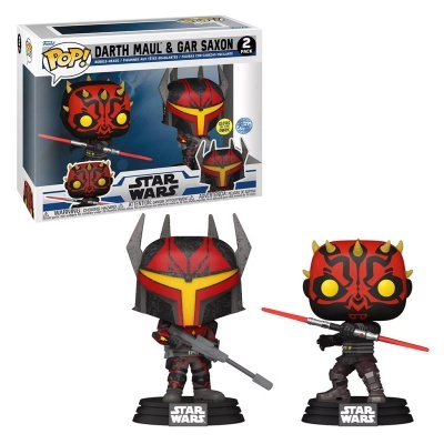 Funko POP! Star Wars: Darth Maul & Gar Saxon - 2Pack - GITD -  Exclusive