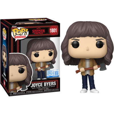 * PRÉ-RESERVA * Funko POP! Stranger Things - Joyce Byers with Axe (Season 5) EXCLUSIVE #1801