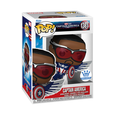 Funko POP! Marvel Captain America (Sam Wilson) (Flying) - FUNKO Exclusive #1381