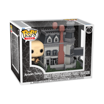 Funko POP! TOWN Television: ADDAMS FAMILY - Addams Home with Uncle Fester - 40