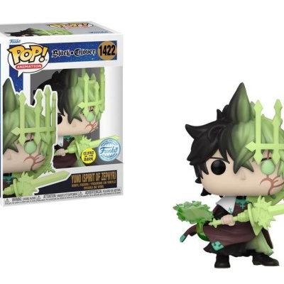 Funko POP! Animation: Black Clover - Yuno (Spirit of Zephyr) - GITD - Exclusive - 1422