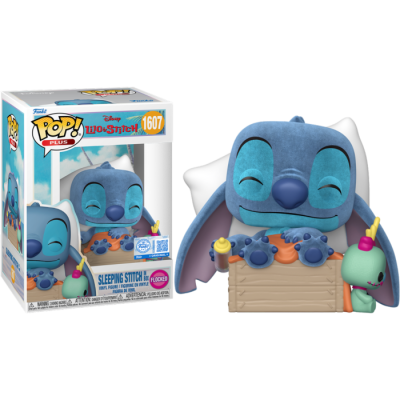 Funko POP! PLUS Lilo & Stitch - Sleeping Stitch in Box (Flocked) EXCLUSIVE #1607