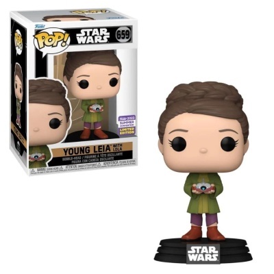 Funko POP! Star Wars: Obi-Wan Kenobi - Young Leia with Lola - SDCC 2023 Exclusive - 659